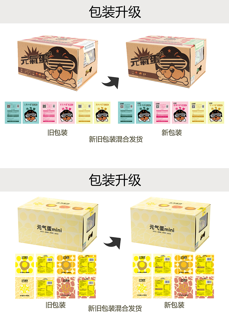 包装升级声明